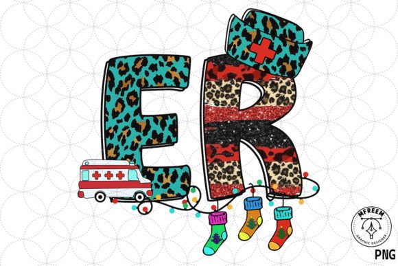 Christmas ER Nurse SVG Sublimation