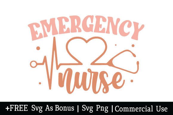 Emergency Nurse Svg for Graphics and Crafts
