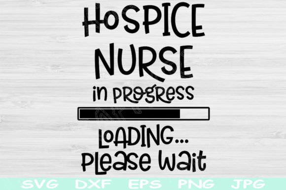 Hospice Nurse Svg in Progress Loading Graphics and Crafts