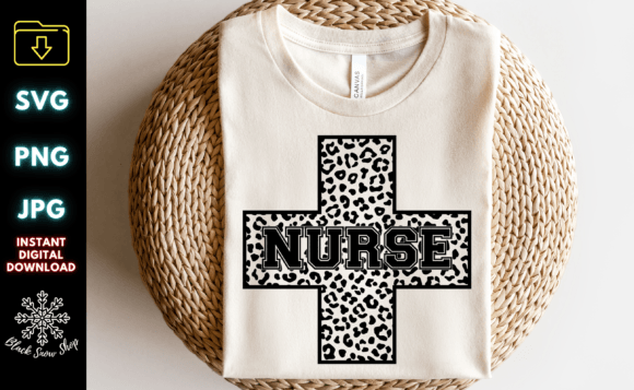 Leopard Nurse Svg: Graphics and Crafts Fusion