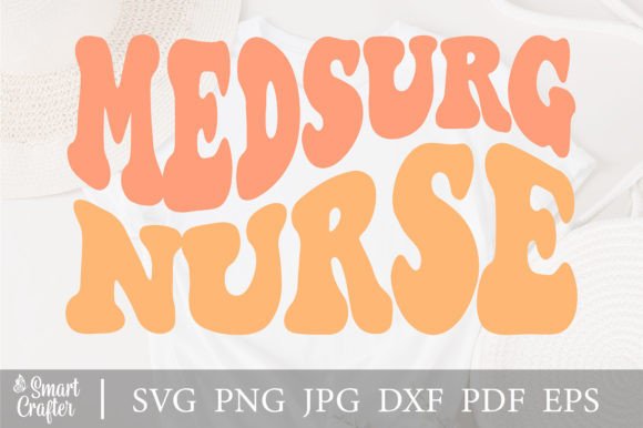 Med Surg Nurse Svg Wavy Design: Graphics and Crafts in Action