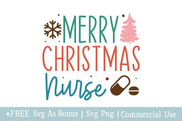 Merry Christmas Nurse SVG: Graphics and Crafts for Local Branding