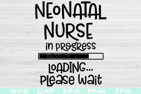 Neonatal Nurse Svg in Progress Loading