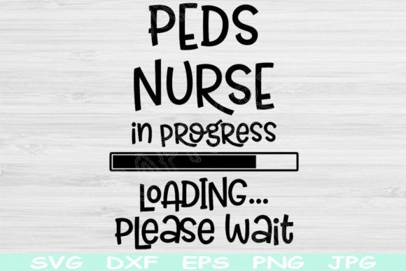 Peds Nurse Svg in Progress Loading Svg