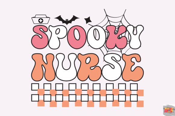 Spooky Nurse SVG: Retro Halloween Nurse